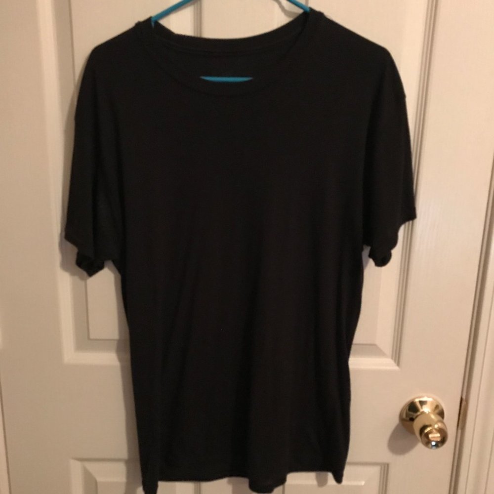 Three (3) Plain Black Tee Shirts